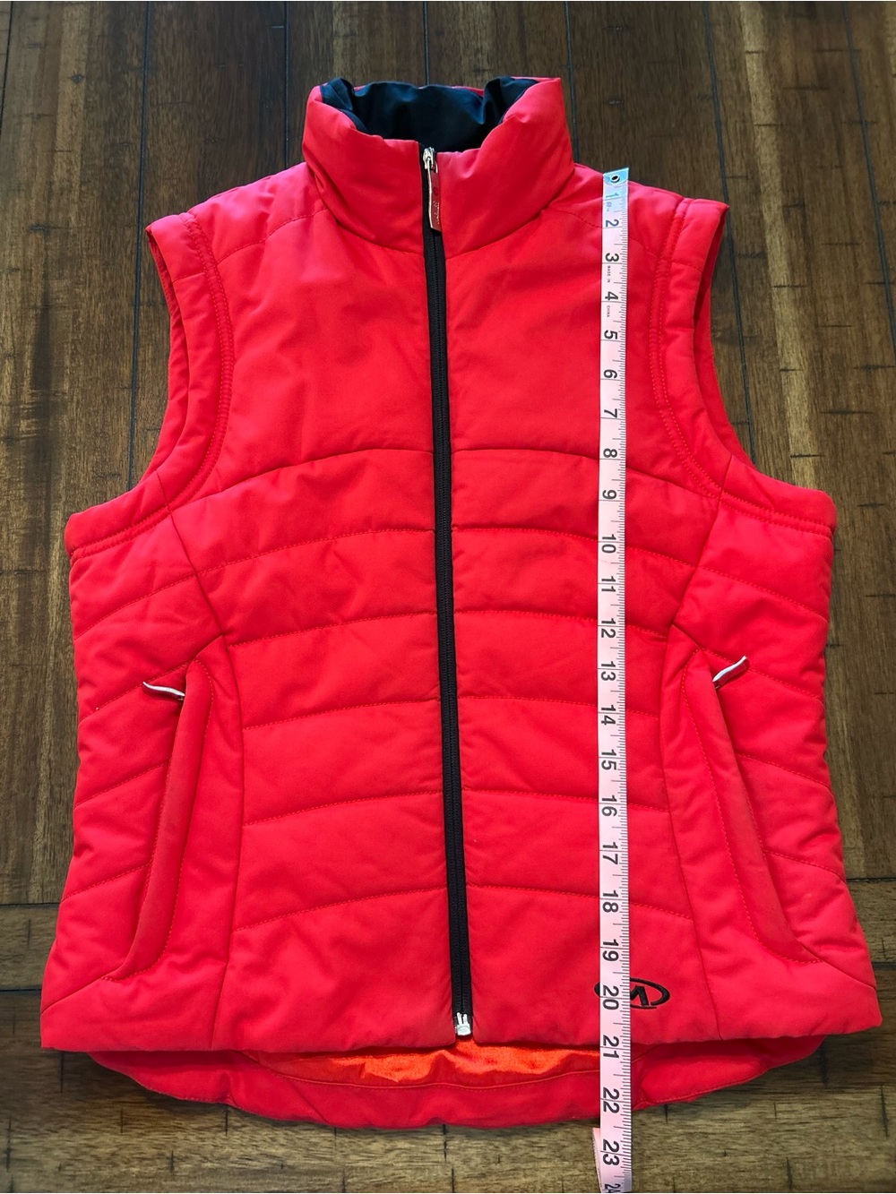 Marker Women’s Size 6 Red Insulated Ski Vest Thinsulate Puffer Full Zip - Picture 7 of 7
